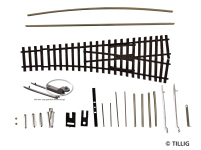 Tillig 83435 - TT - Weiche EW1 15°, rechts - Bausatz